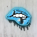 Minnesota United Neon Sign Fc Dripping Lips 1
