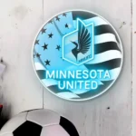 Minnesota United Neon Sign Fc Us Flag Acrylic 1