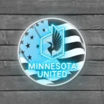 Minnesota United Neon Sign Fc Us Flag Acrylic 1