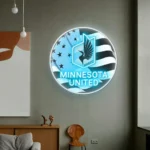 Minnesota United Neon Sign Fc Us Flag Acrylic 1