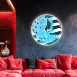 Minnesota United Neon Sign Fc Us Flag Acrylic 1