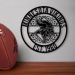 Minnesota Vikings Metal Sign Custom Nfl 1