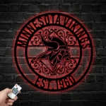 Minnesota Vikings Metal Sign Custom Nfl 1