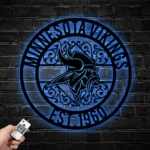 Minnesota Vikings Metal Sign Custom Nfl 1