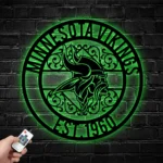 Minnesota Vikings Metal Sign Custom Nfl 1