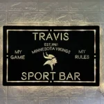 Minnesota Vikings Metal Sign Custom Vikings Sport Bar 1