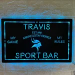 Minnesota Vikings Metal Sign Custom Vikings Sport Bar 1