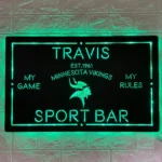 Minnesota Vikings Metal Sign Custom Vikings Sport Bar 1