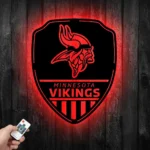 Minnesota Vikings Metal Sign Shield Shape 1