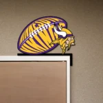 Minnesota Vikings Metal Sign Viking Head Ball 1