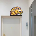 Minnesota Vikings Metal Sign Viking Head Ball 1