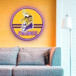 Minnesota Vikings Neon Sign Artistic Nfl Helmet Acrylic 1