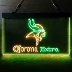 Minnesota Vikings Neon Sign Detailed Corona Extra 1