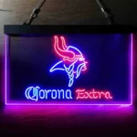 Minnesota Vikings Neon Sign Detailed Corona Extra 1