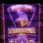 Minnesota Vikings Neon Sign Est 1961 1