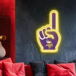 Minnesota Vikings Neon Sign Nfl Foam Finger 1