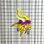 Minnesota Vikings Neon Sign Nordic Face Crest 1