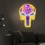 Minnesota Vikings Neon Sign The Punisher 1