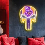 Minnesota Vikings Neon Sign The Punisher 1