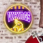 Minnesota Vikings Neon Sign Vintage Acrylic 1