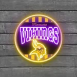 Minnesota Vikings Neon Sign Vintage Acrylic 1