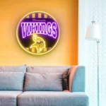 Minnesota Vikings Neon Sign Vintage Acrylic 1