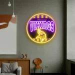 Minnesota Vikings Neon Sign Vintage Acrylic 1