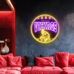 Minnesota Vikings Neon Sign Vintage Acrylic 1