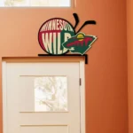 Minnesota Wild Metal Sign Wild Bear Emblem 1