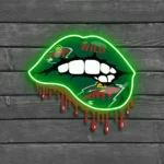 Minnesota Wild Neon Sign Dripping Lips 1