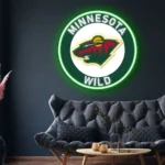 Minnesota Wild Neon Sign Nhl 1