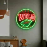 Minnesota Wild Neon Sign Retro Acrylic 1
