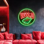Minnesota Wild Neon Sign Retro Acrylic 1