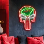 Minnesota Wild Neon Sign The Punisher 1
