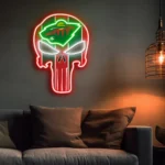 Minnesota Wild Neon Sign The Punisher 1