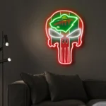 Minnesota Wild Neon Sign The Punisher 1