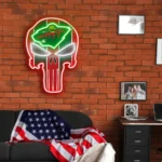 Minnesota Wild Neon Sign The Punisher 1