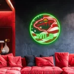 Minnesota Wild Neon Sign Us Flag Acrylic 1