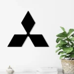 Mitsubishi Metal Sign Logo Car 1