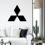 Mitsubishi Metal Sign Logo Car 1