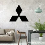 Mitsubishi Metal Sign Logo Car 1