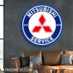 Mitsubishi Neon Sign Super Car 1