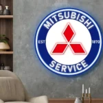 Mitsubishi Neon Sign Super Car 1