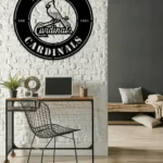 Mlb Metal Sign Artistic St Louis Cardinals 1