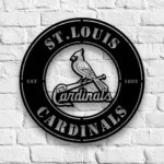 Mlb Metal Sign Artistic St Louis Cardinals 1