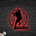 Mlb Metal Sign Custom Baseball 1