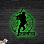 Mlb Metal Sign Custom Baseball 1