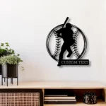 Mlb Metal Sign Custom Baseball 1
