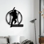 Mlb Metal Sign Custom Baseball 1