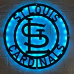 Mlb Metal Sign Mlb St Louis Cardinals 1